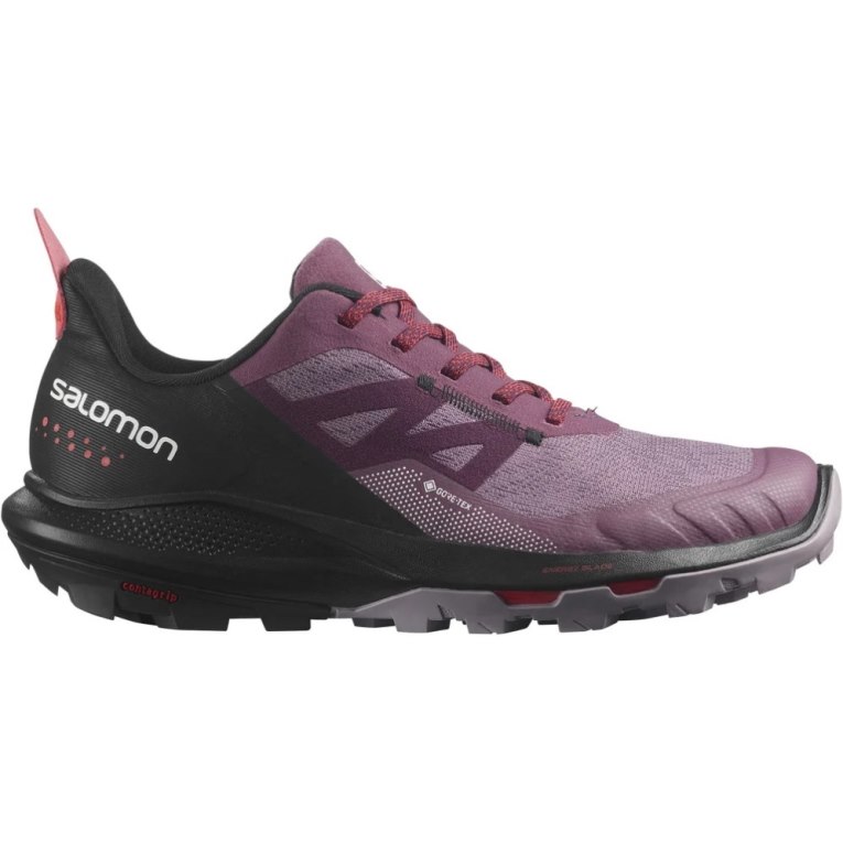 Salomon Outpulse GTX Turisticke Topanky Damske Fuchsie Čierne | SK 2NJSPY